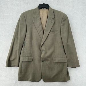 Burberry Blazer Mens 42R Gray Super 100s Wool 2-Button Sort Coat Suit‎ Jacket